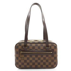 Auth Louis Vuitton Cite Mm Damier Ebene Shoulder Bag #29066L62